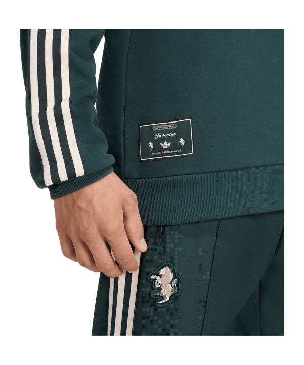 adidas Juventus Turin Icon Sweatshirt Grün - gruen