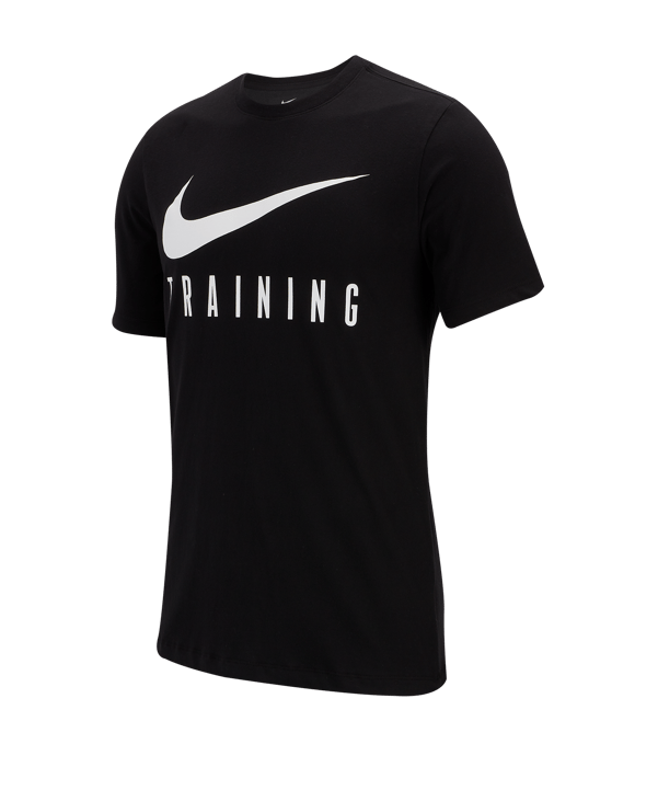Nike Trainingstop T-Shirt Schwarz F010 - schwarz