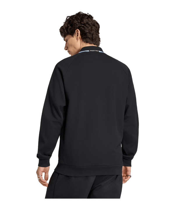 adidas AFA Argentinien Anthem Jacke Schwarz - schwarz