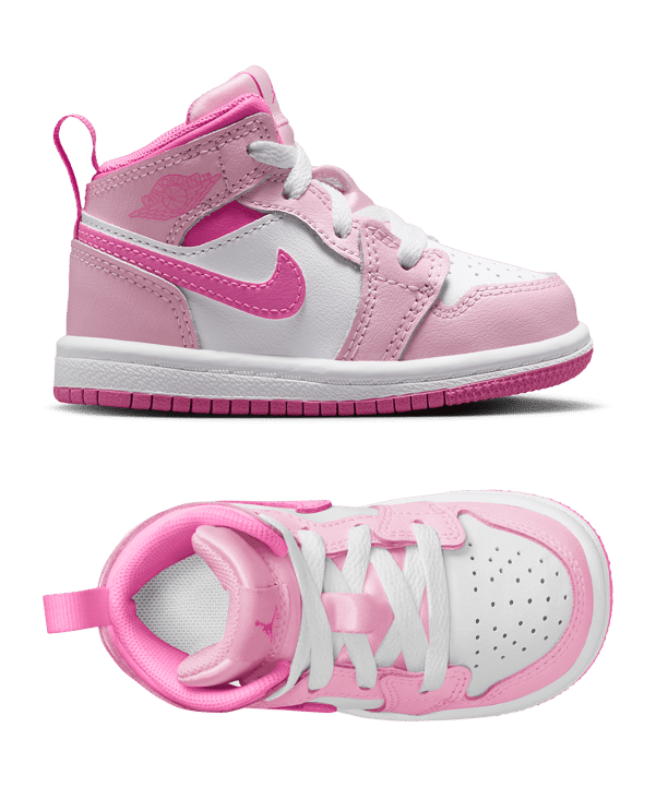 Jordan Air Jordan 1 Mid Kids Rosa - rosa