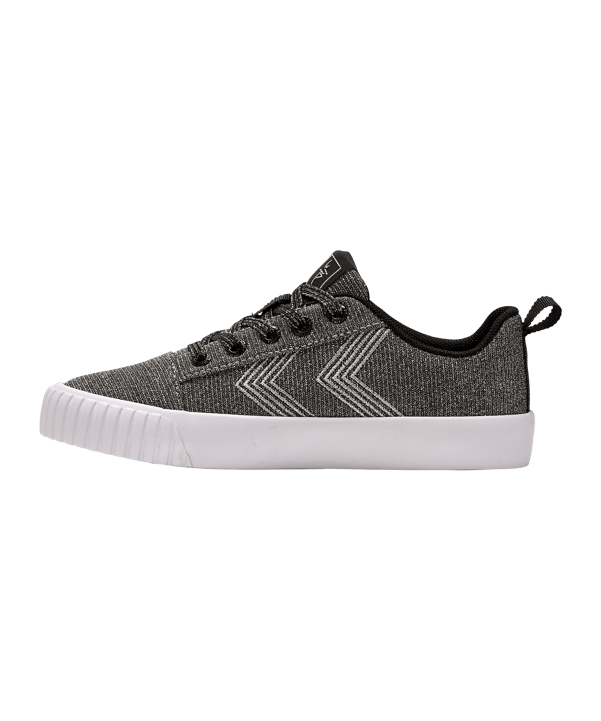 Hummel Base Court Glitter Sneaker Kids Schwarz F2001 - schwarz