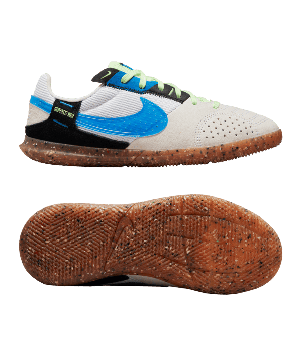 Nike Jr Streetgato IC Halle Kids Weiss Blau F143 - weiss
