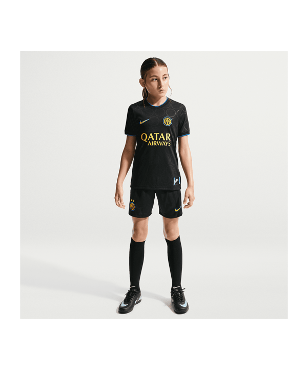 Nike FC Inter Prematch T-shirt 2026/2027 Bambini Nero C011 - nero