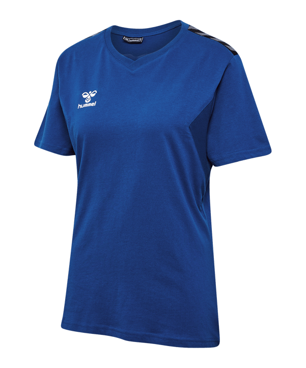 Hummel AUTHENTIC CO T-Shirt Damen Blau F7045 - blau