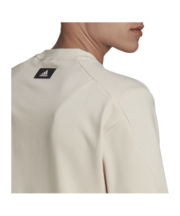 adidas Three Bar Future Icons Sweatshirt Beige - beige