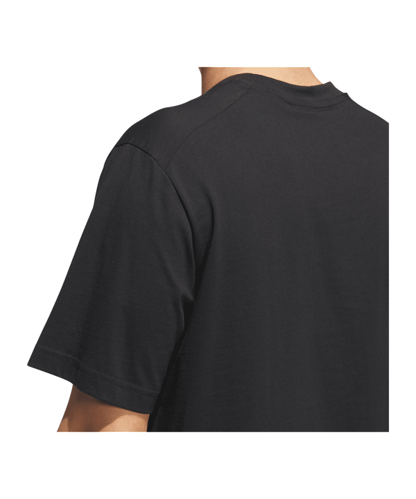 adidas Basketball Graphic T-Shirt Schwarz - schwarz