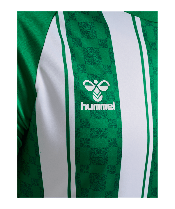 Hummel Match Striped Trikot Grün F6129 - gruen