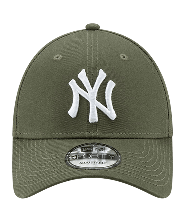New Era NY Yankees 9Forty League Essential Cap Weiss - gruen