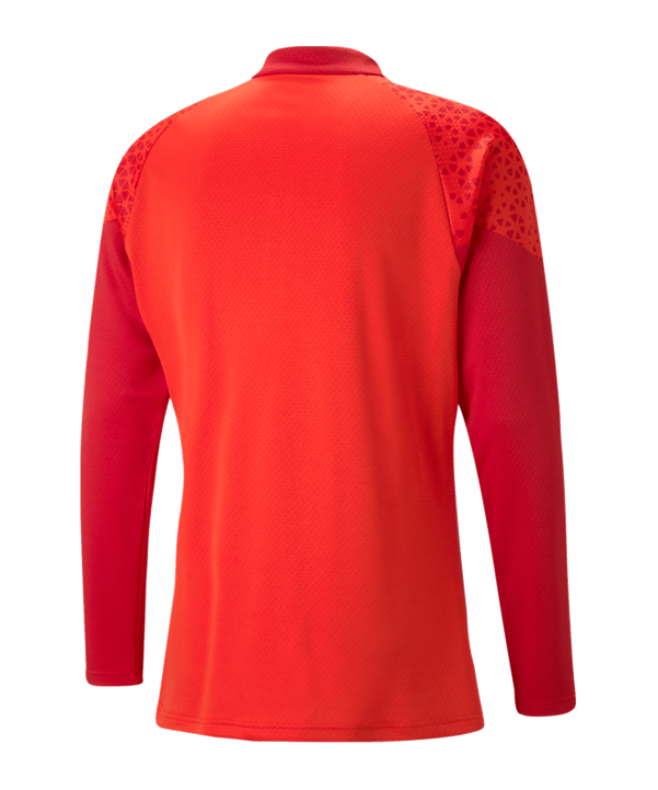 PUMA teamCUP HalfZip Sweatshirt Rot F01 - rot