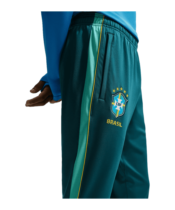 Nike CBF Brasilien Trainingshose Grün F381 - gruen