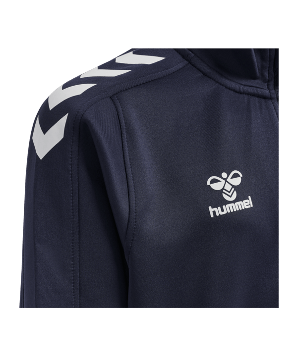Hummel hmlCORE XK HalfZip Sweatshirt Kids F7026 - blau
