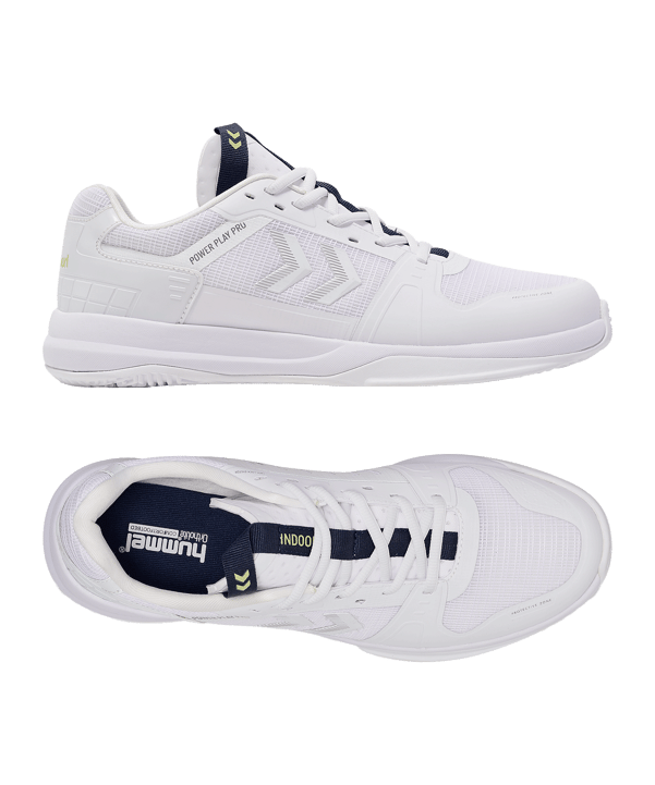 Hummel Power Play Pro Schuh Weiss F9001 - weiss