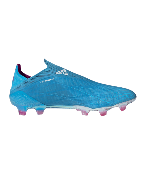 adidas X SPEEDFLOW+ FG Sapphire Edge Blau Pink Weiss - blau