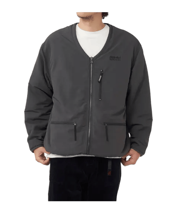 Gramicci Reversible Fleece Jacke Blau - blau