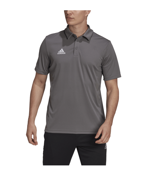 adidas Entrada 22 Poloshirt Grau - grau
