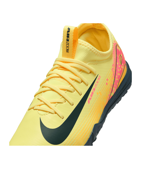 Nike Jr Air Zoom Mercurial Vapor XVI Academy TF Mbappe Signature Kids Orange Blau F800 - orange