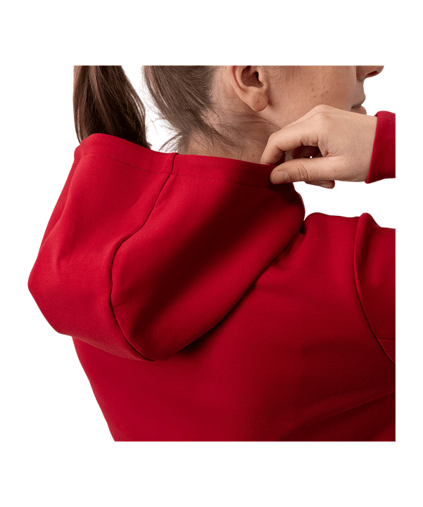 JAKO Pro Casual Hoody Damen Rot F141 - rot