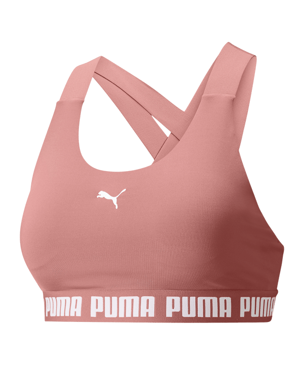 PUMA Mid Impact Feel It Sport-BH Damen Rosa F24 - rosa
