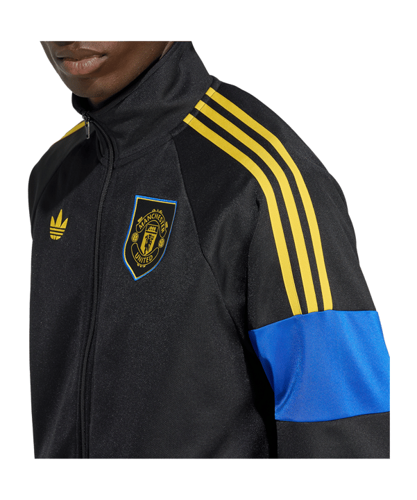 adidas Manchester United Lfstlr Track Sweatshirt Schwarz - schwarz