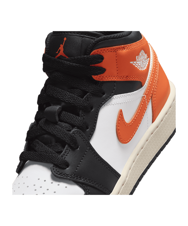 Nike Air Jordan 1 Mid Kids Schwarz F801 - schwarz