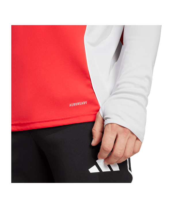 adidas Tiro 25 Competition Zip Top  Rot Grau - rot