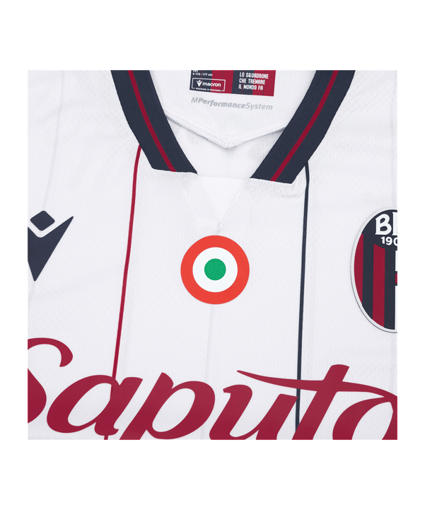 Macron FC Bologna Trikot Away 2025/2026 Weiß - weiss