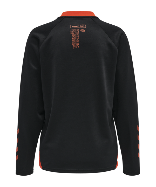 Hummel hmlGG12 HalfZip Sweatshirt Damen F2953 - schwarz