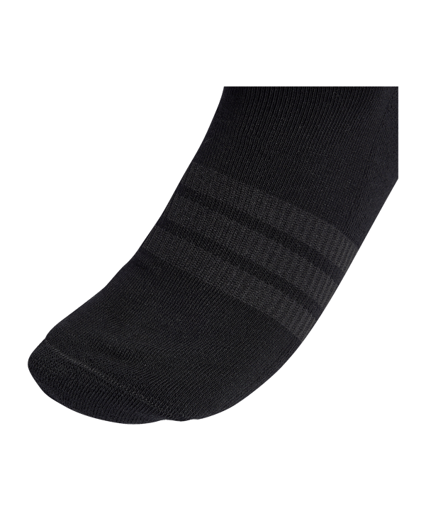 adidas Ankle 3er Pack Socken Schwarz - schwarz