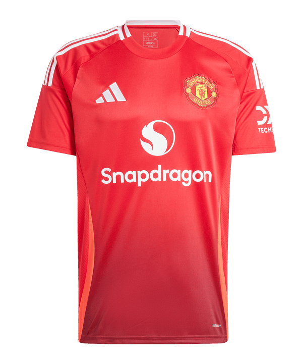 adidas Manchester United Trikot Home 2024/2025 Rot - rot