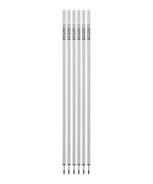Cawila PRO Slalomstange (33mmx180cm) Weiss - weiss