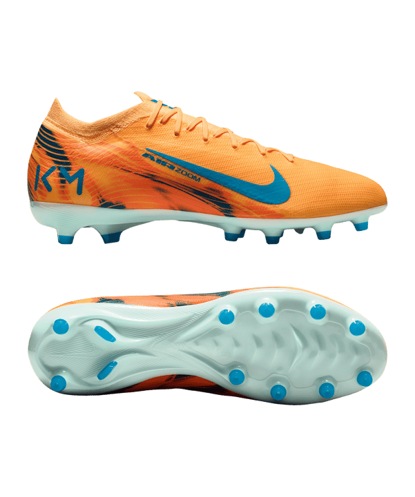 Nike Air Zoom Mercurial Vapor XVI Pro AG Kylian Mbappe Signature Orange F801 - orange
