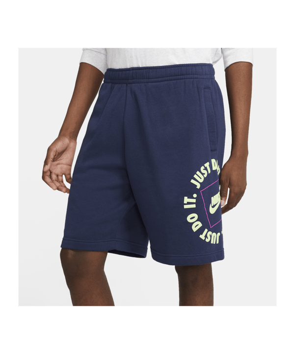 Nike Just Do It Fleece Short Blau F410 - blau