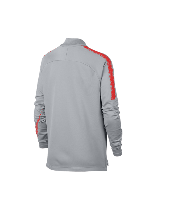 Nike Dry Squad Drill Top langarm Kids Grau F060 - grau