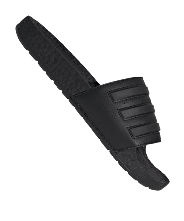 adidas Adilette Boost Badelatsche Schwarz - schwarz
