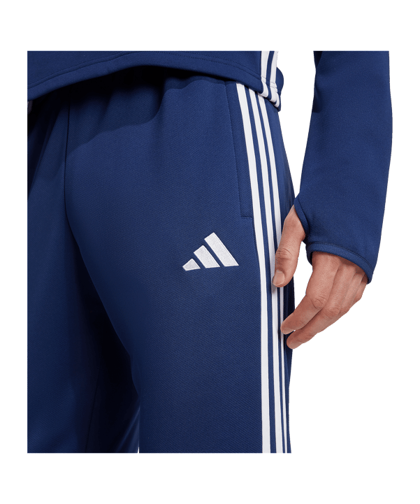 adidas Tiro25 Essentials Winterized Trainingshose Blau - blau