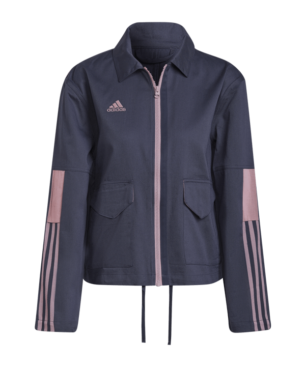 adidas Tiro Cargo Trainingsjacke Damen Blau - blau