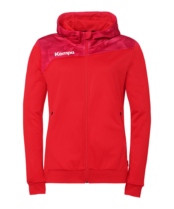 Kempa Athletics 29 Kapuzenjacke Damen Rot F60 - rot
