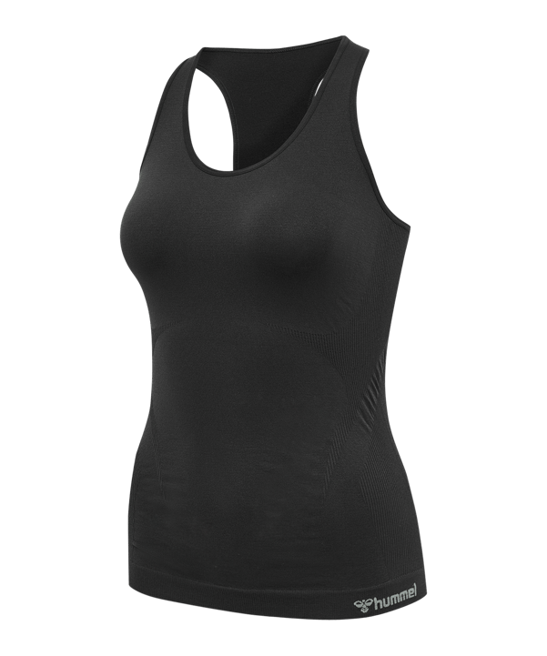 Hummel hmltif Seamless Top Damen Schwarz F2001 - schwarz