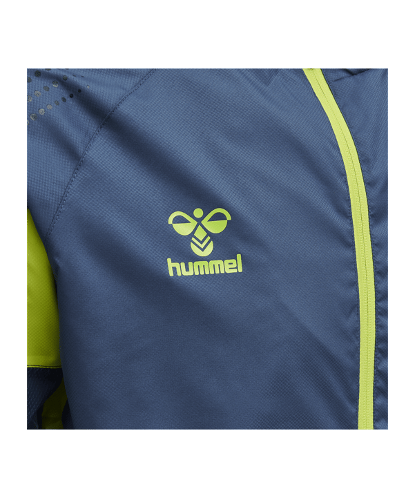 Hummel hmlLEAD Pro Windbreaker Jacke Blau F7642 - blau