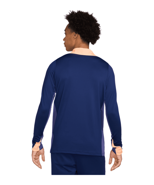 Nike Strike HalfZip Drill Top Sweatshirt Blau F493 - blau