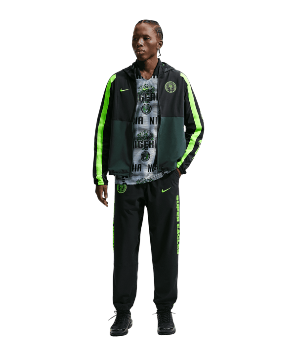 Nike NFF Nigéria Veste d'entraînement Noir C010 - noir
