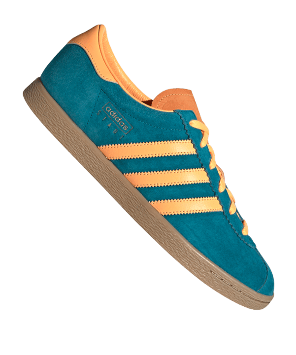 adidas Originals Stadt Sneaker Blau Orange - blau