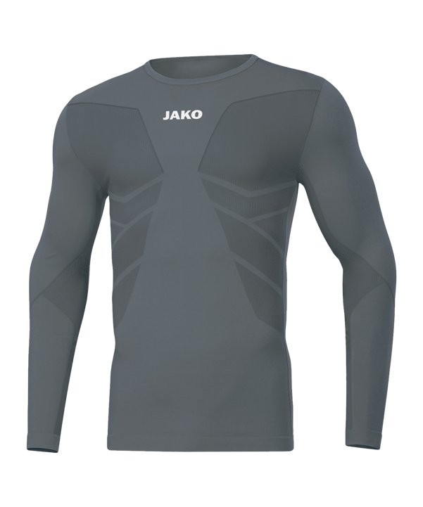 JAKO Comfort 2.0 langarm Grau F40 - grau