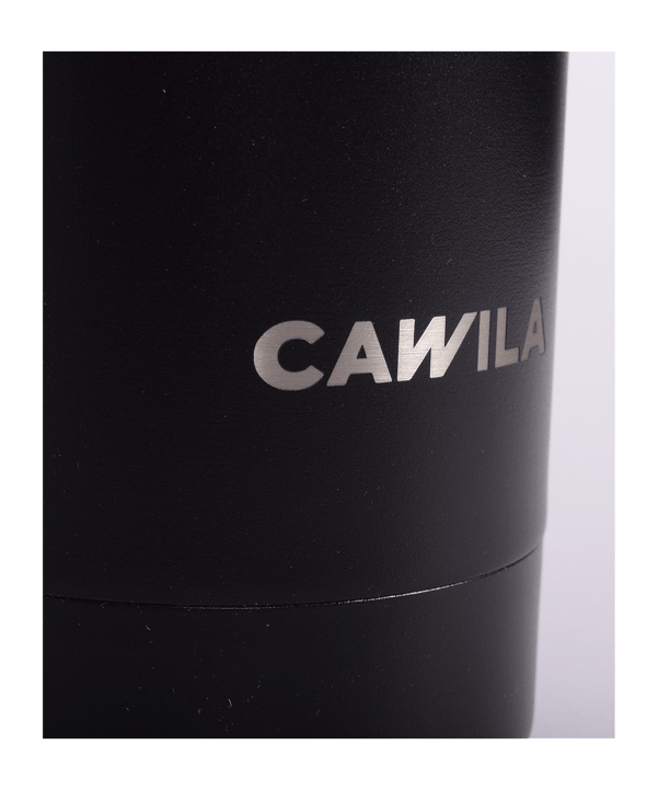 Cawila GEAR Trinkflasche THERMO STEEL | 500ml - schwarz