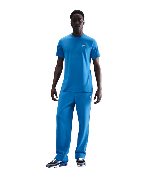 Nike Sportswear Club T-Shirt Blau F435 - blau