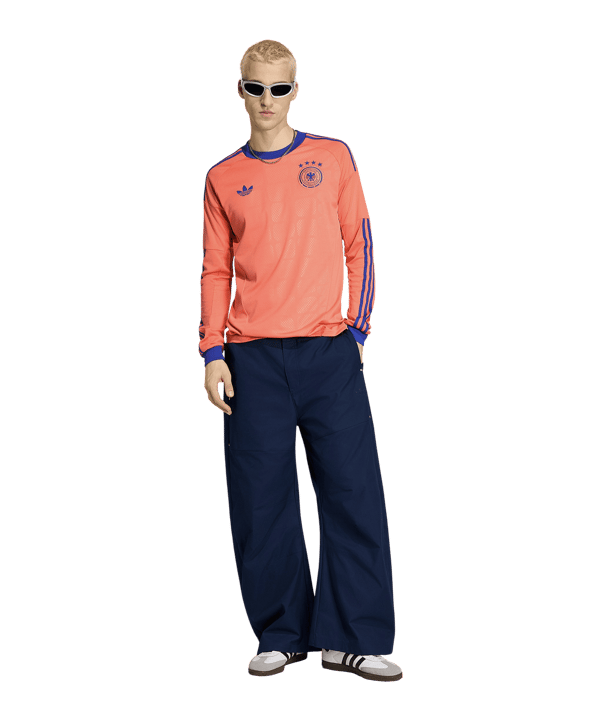 adidas DFB Deutschland Torwarttrikot Langarm Away WM 2026 Orange - orange