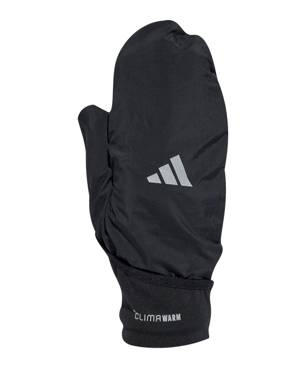 adidas Climawarm Convertible Laufhandschuhe Schwarz - schwarz