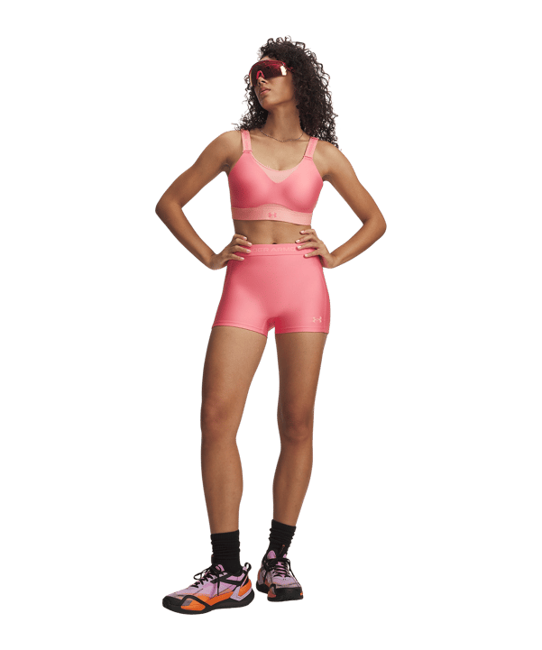 Under Armour HeatGear Shorty Tight Damen Rosa F600 - rosa