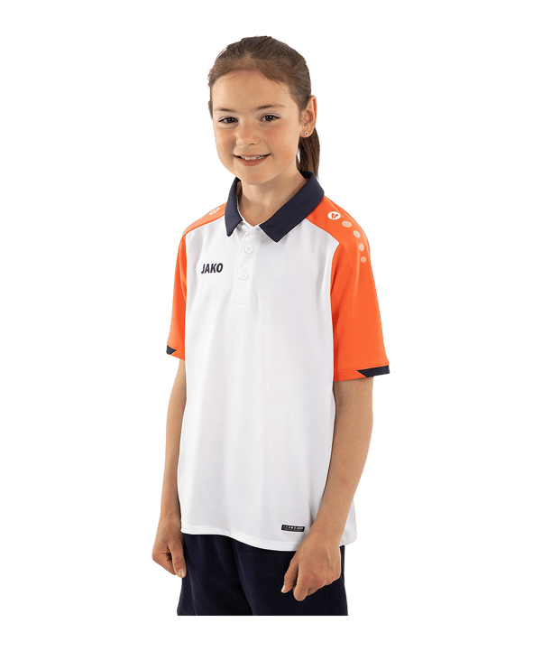 JAKO Dynamic Polo Kids Weiß F026 - weiss