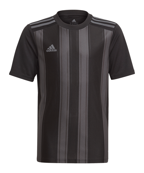 adidas Striped 21 Trikot Kids Schwarz Grau - schwarz